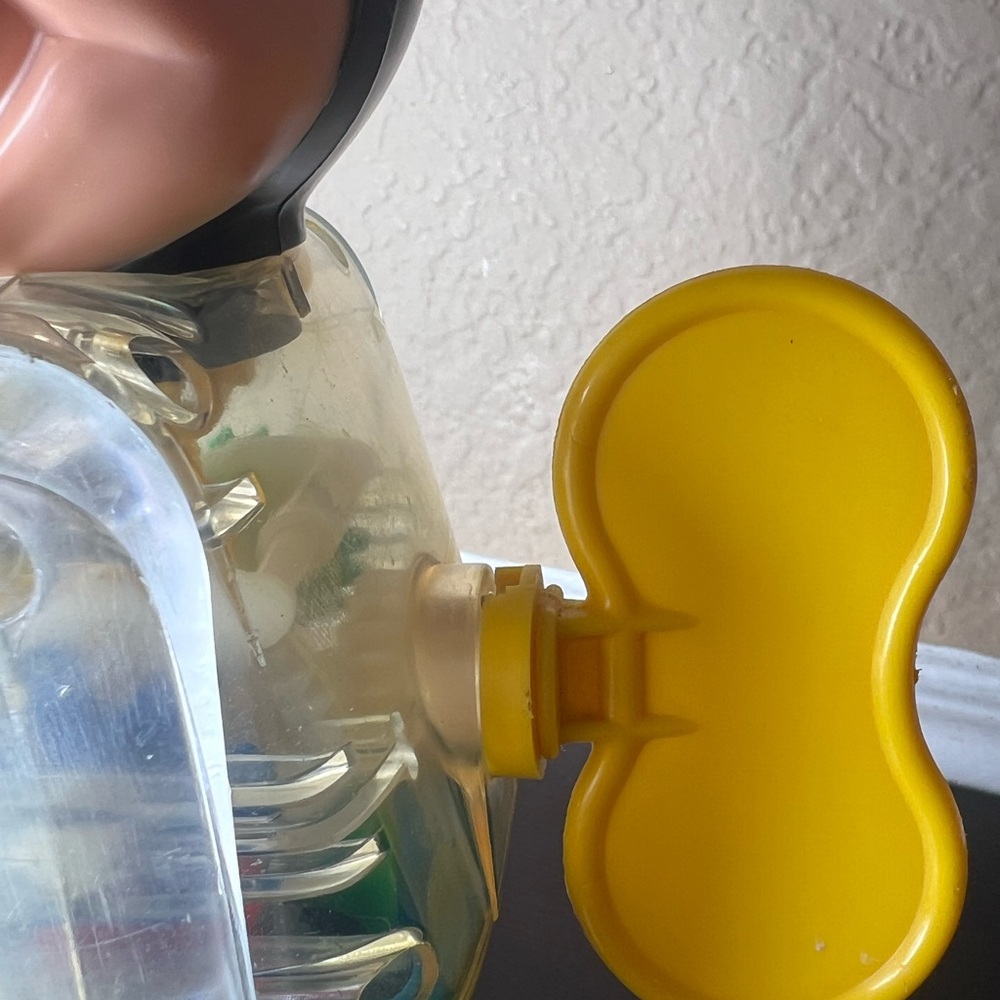 Vintage 1970s Disney Mickey Mouse Windup Toy Transparent Gear Body Gabriel - Picture 3 of 10